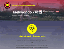 Tablet Screenshot of kimtkd.com.br